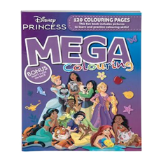 Disney Princess Mega Colouring Book 120 Page